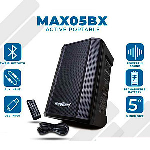 Baretone MAX05BX 5 inch 60 Watt Bluetooth TWS Portable Speaker 